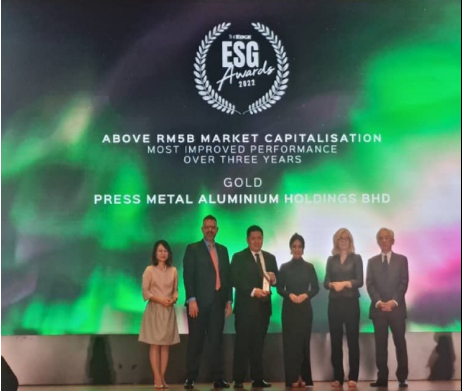 Prime ESG Award to Press Metal